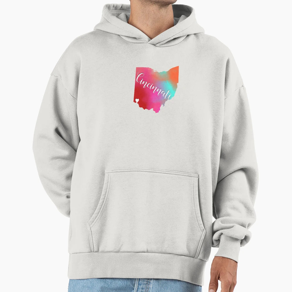Cincinnati Hoodie - Streetwear Style for Adults - T-Shirt, Sweatshirt, Hoodie