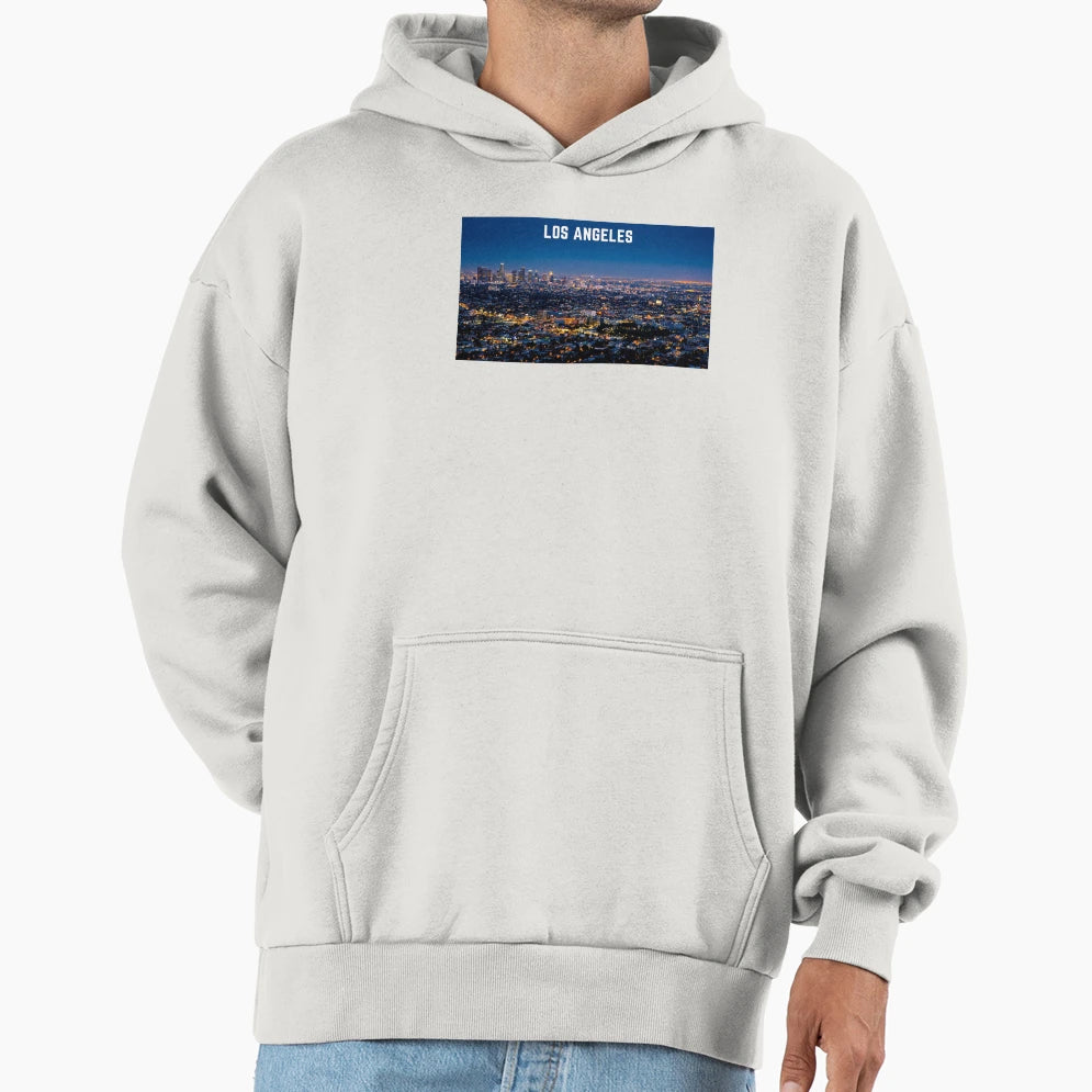 Los Angeles Hoodie - Minimalist Print Unisex - T-Shirt, Sweatshirt, Hoodie