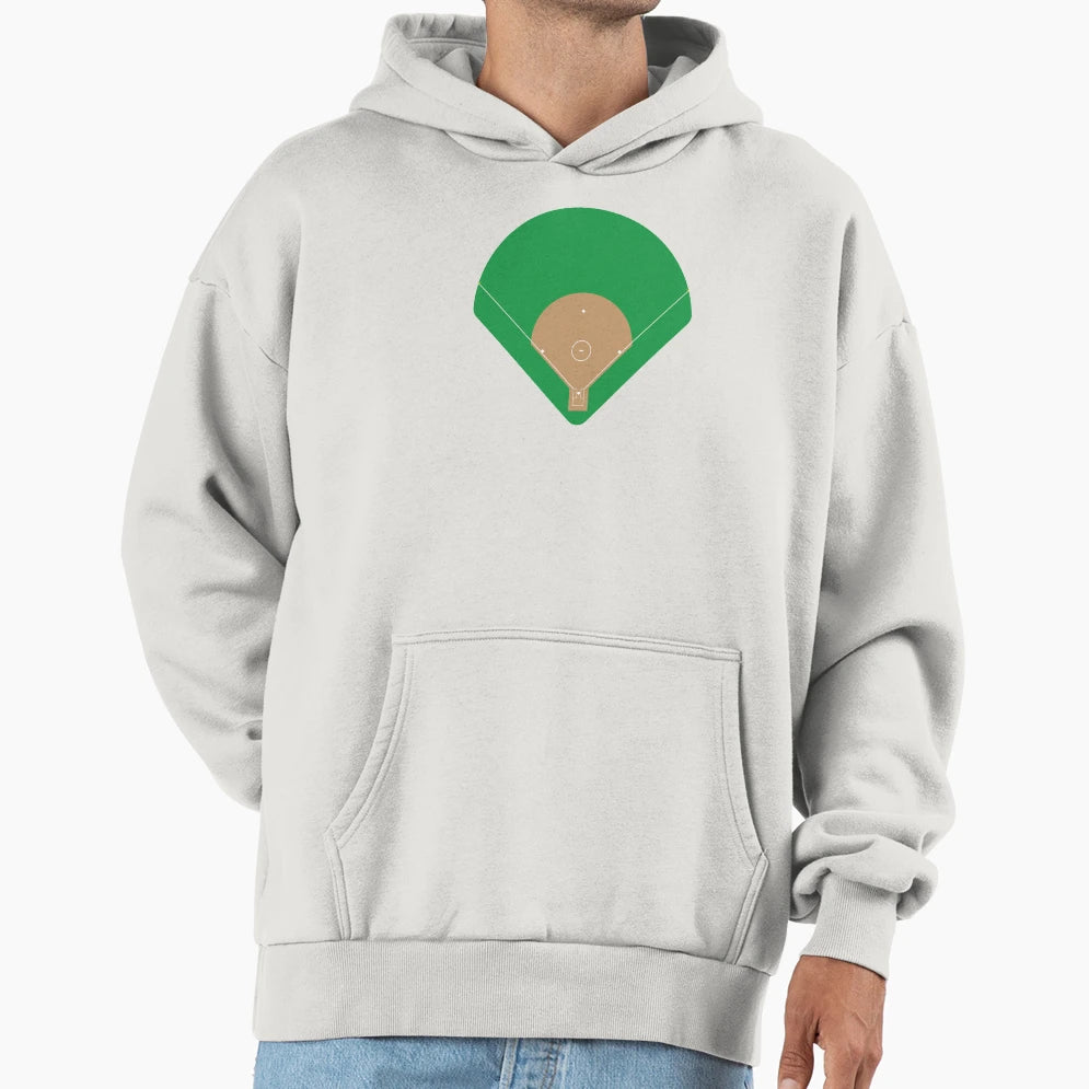 Softball Field Play Ball Hoodie - Graphic Print for Adults - T-Shirt, Sweatshirt, Hoodie