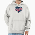 I Love Atlanta Georgia Baseball Heart Hoodie - Fun Novelty Design Men Women - T-Shirt, Sweatshirt, Hoodie