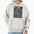 St Louis Map Hoodie - Unique Graphic Men Women - T-Shirt, Sweatshirt, Hoodie