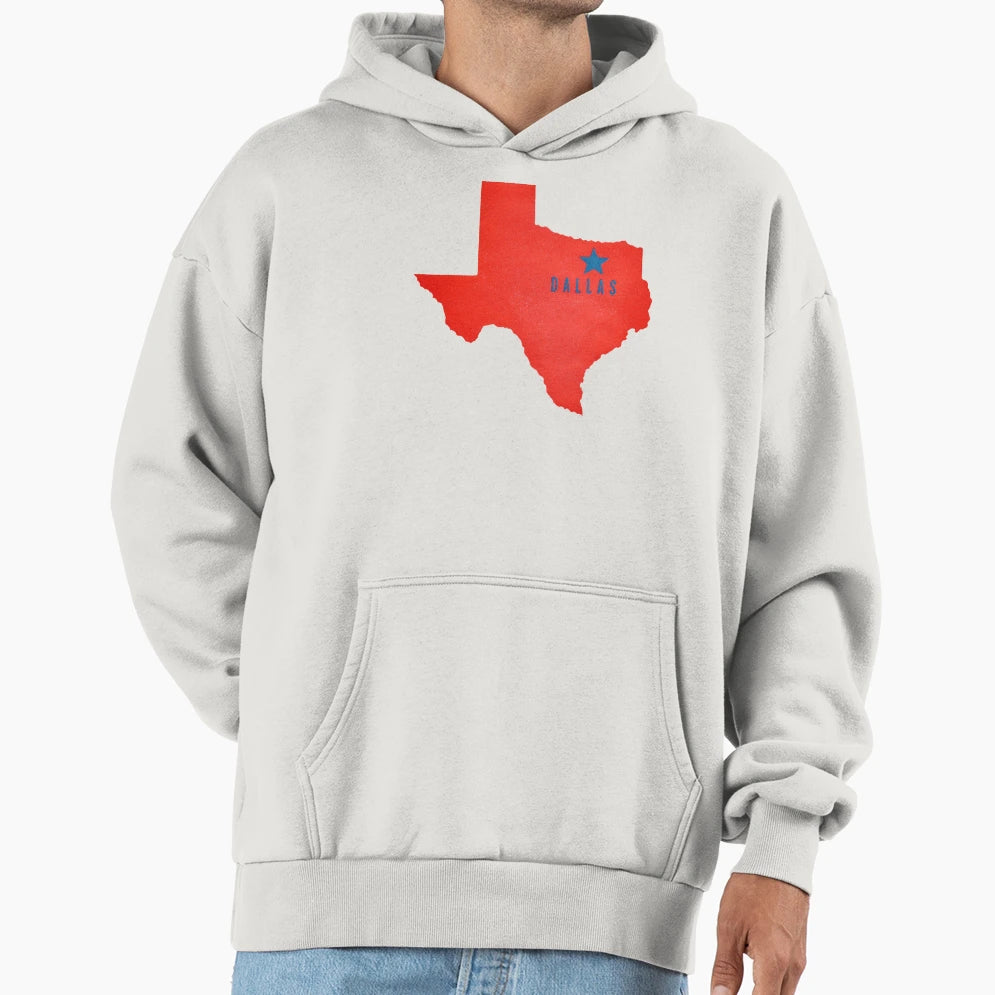 Dallas Texas Hoodie - Novelty Apparel Unisex - T-Shirt, Sweatshirt, Hoodie
