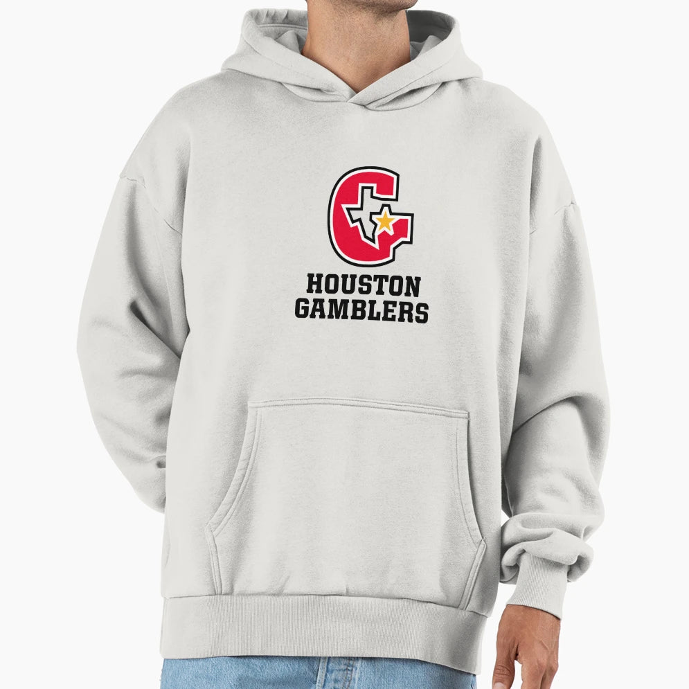 Houston Gamblers Hoodie - Fun Novelty Design Unisex - T-Shirt, Sweatshirt, Hoodie