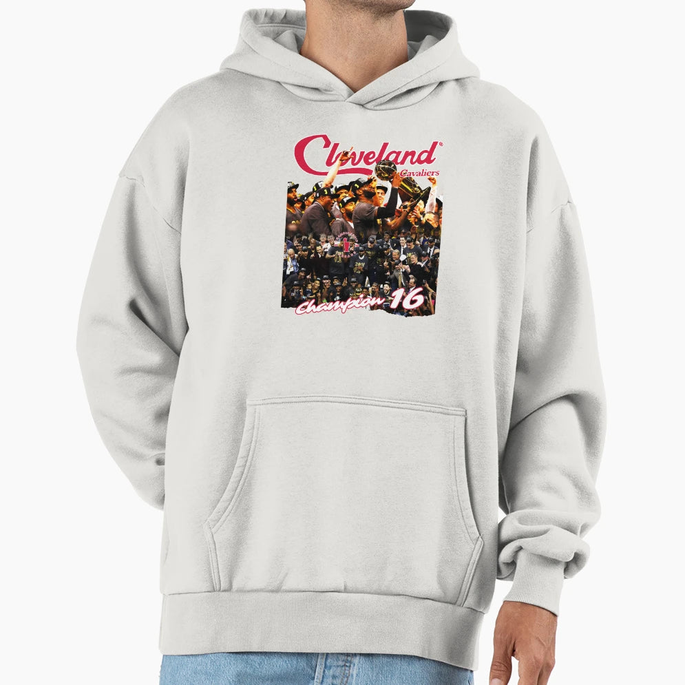 Bootleg Basketball Cleveland Hoodie - Casual Everyday Wear Unisex - T-Shirt, Sweatshirt, Hoodie
