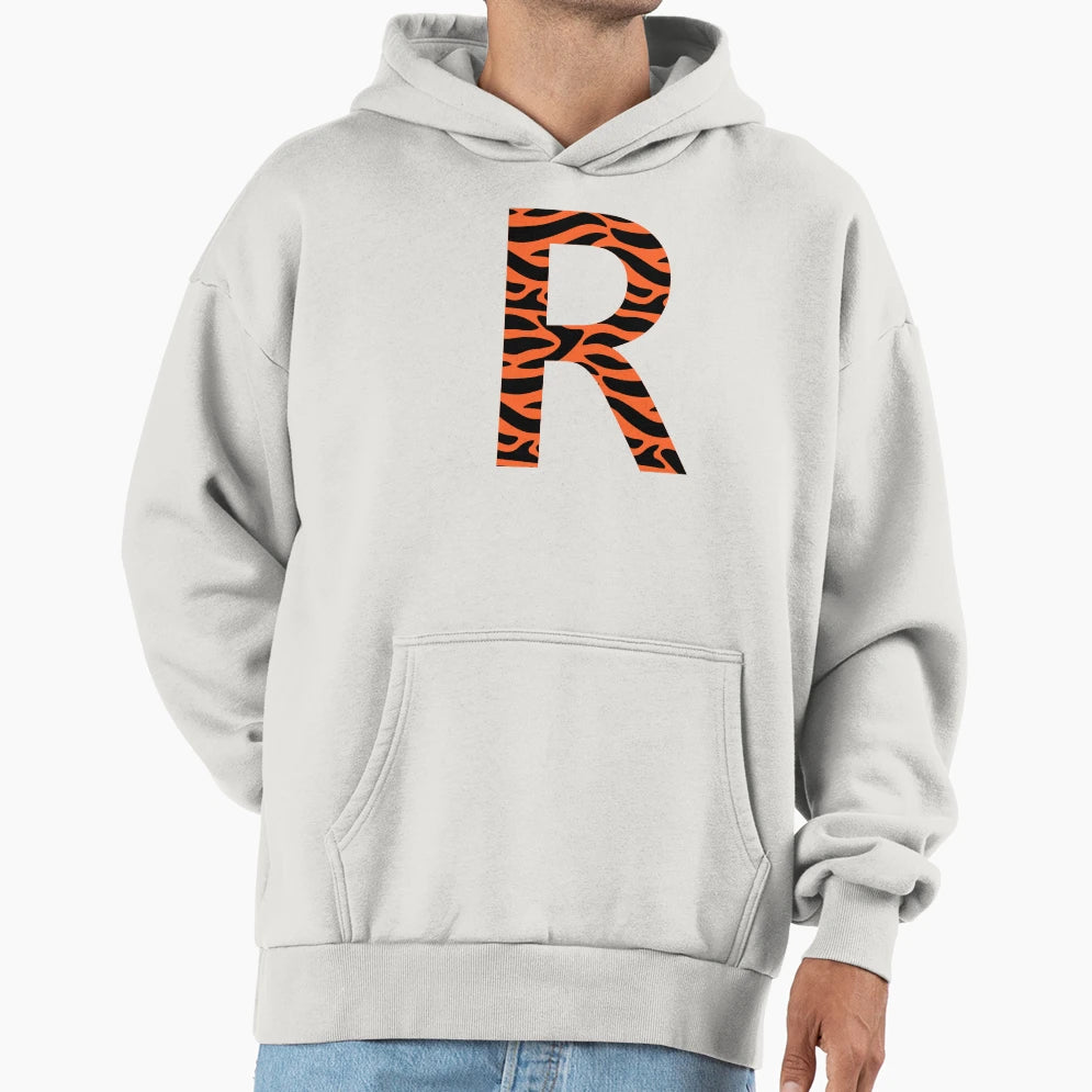 Animal Letter R Hoodie - Unique Graphic Unisex - T-Shirt, Sweatshirt, Hoodie