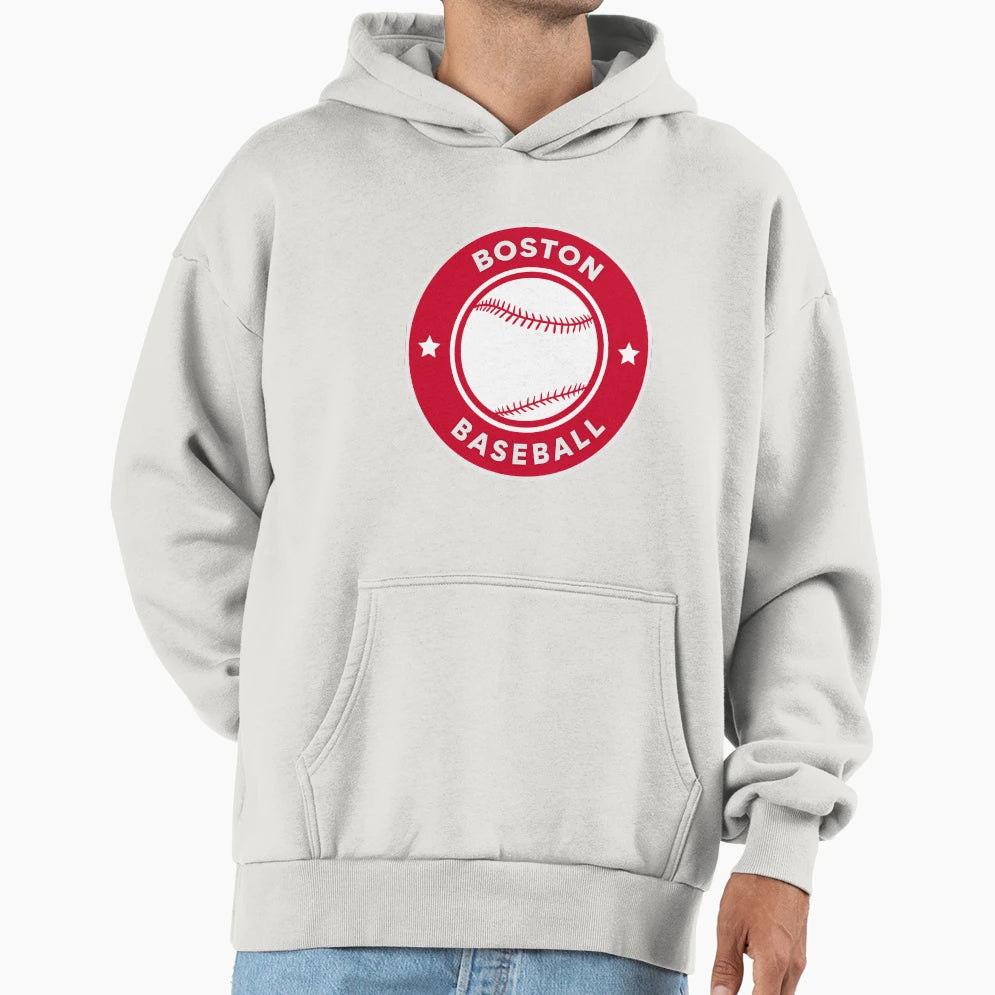 Boston Baseball Hoodie - Streetwear Style Men Women - T-Shirt, Sweatshirt, Hoodie