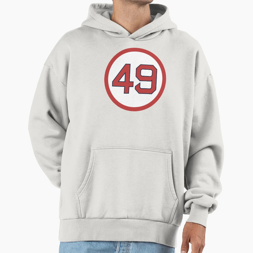Tim Wakefield 49 Jersey Number Hoodie - Custom Art Print Men Women - T-Shirt, Sweatshirt, Hoodie