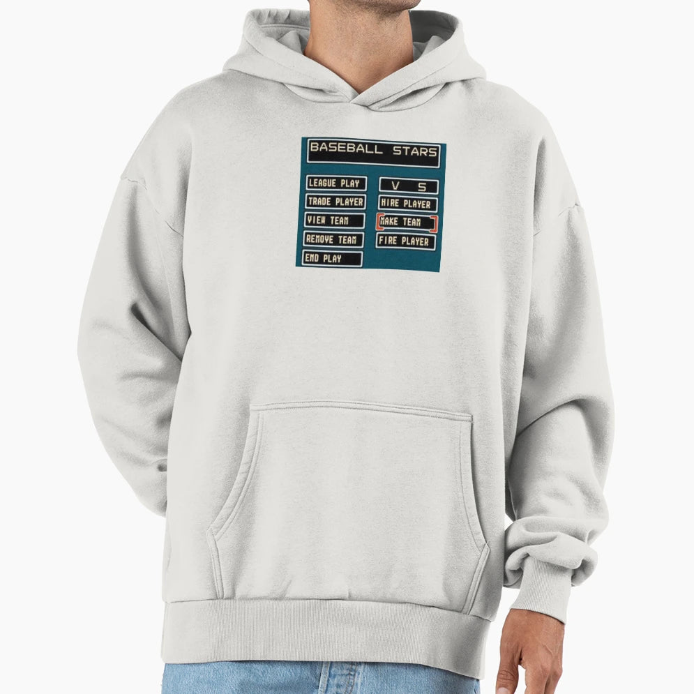 Baseball Stars Hoodie - Casual Everyday Wear Unisex - T-Shirt, Sweatshirt, Hoodie