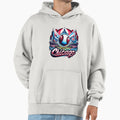 Chicago Baseball Cityscape Badge Hoodie - Fun Novelty Design Unisex - T-Shirt, Sweatshirt, Hoodie