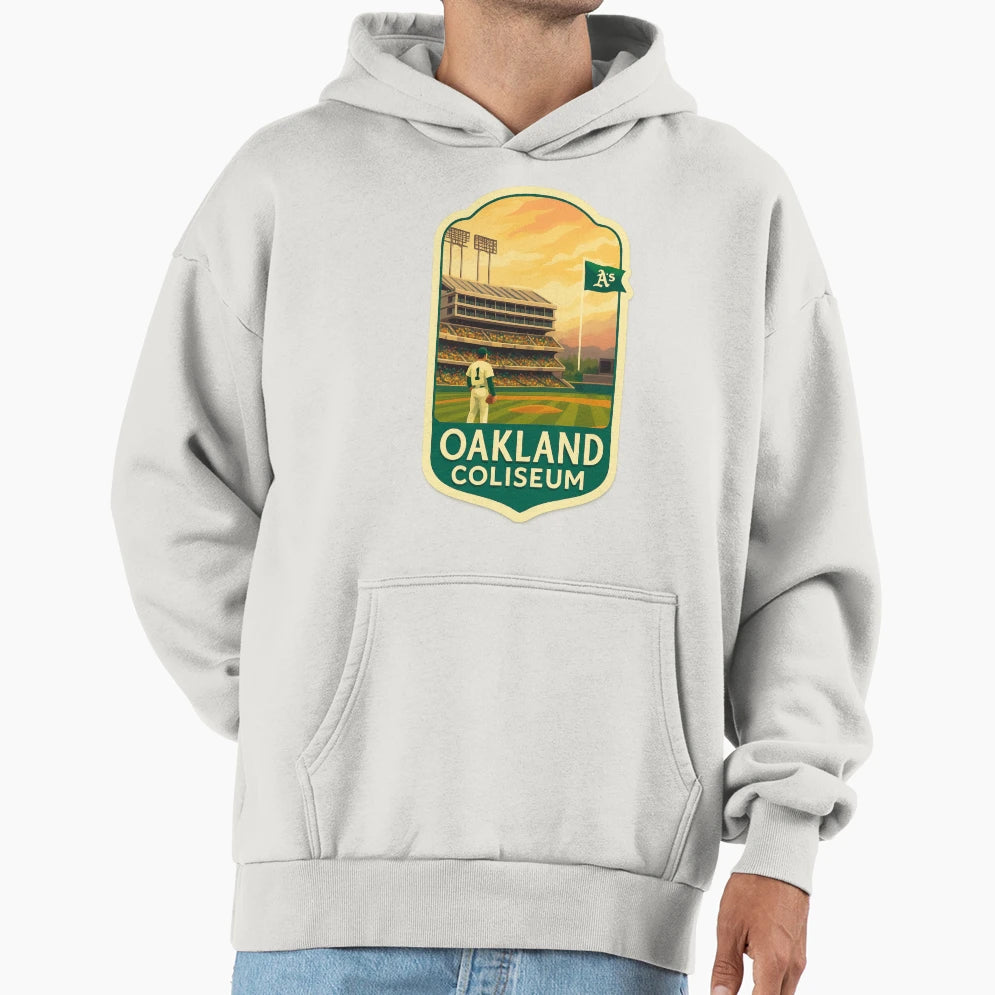 Oakland Coliseum Game Day California Hoodie - Trendy Graphic Unisex - T-Shirt, Sweatshirt, Hoodie