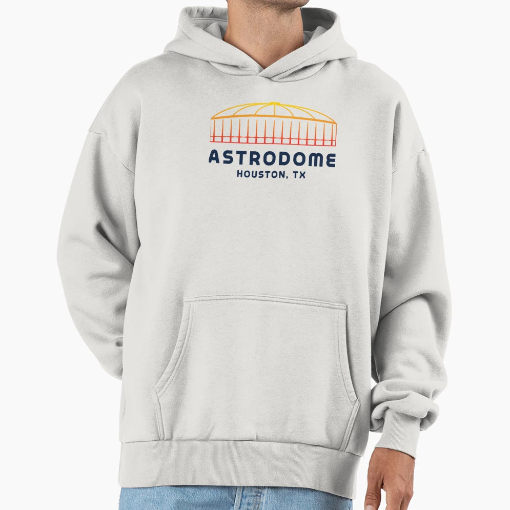 Astrodome Houston Texas Hoodie - Graphic Print Men Women - T-Shirt, Sweatshirt, Hoodie