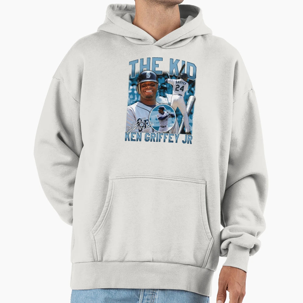 Ken Grifey Jr 24 Hoodie - Casual Everyday Wear Men Women - T-Shirt, Sweatshirt, Hoodie