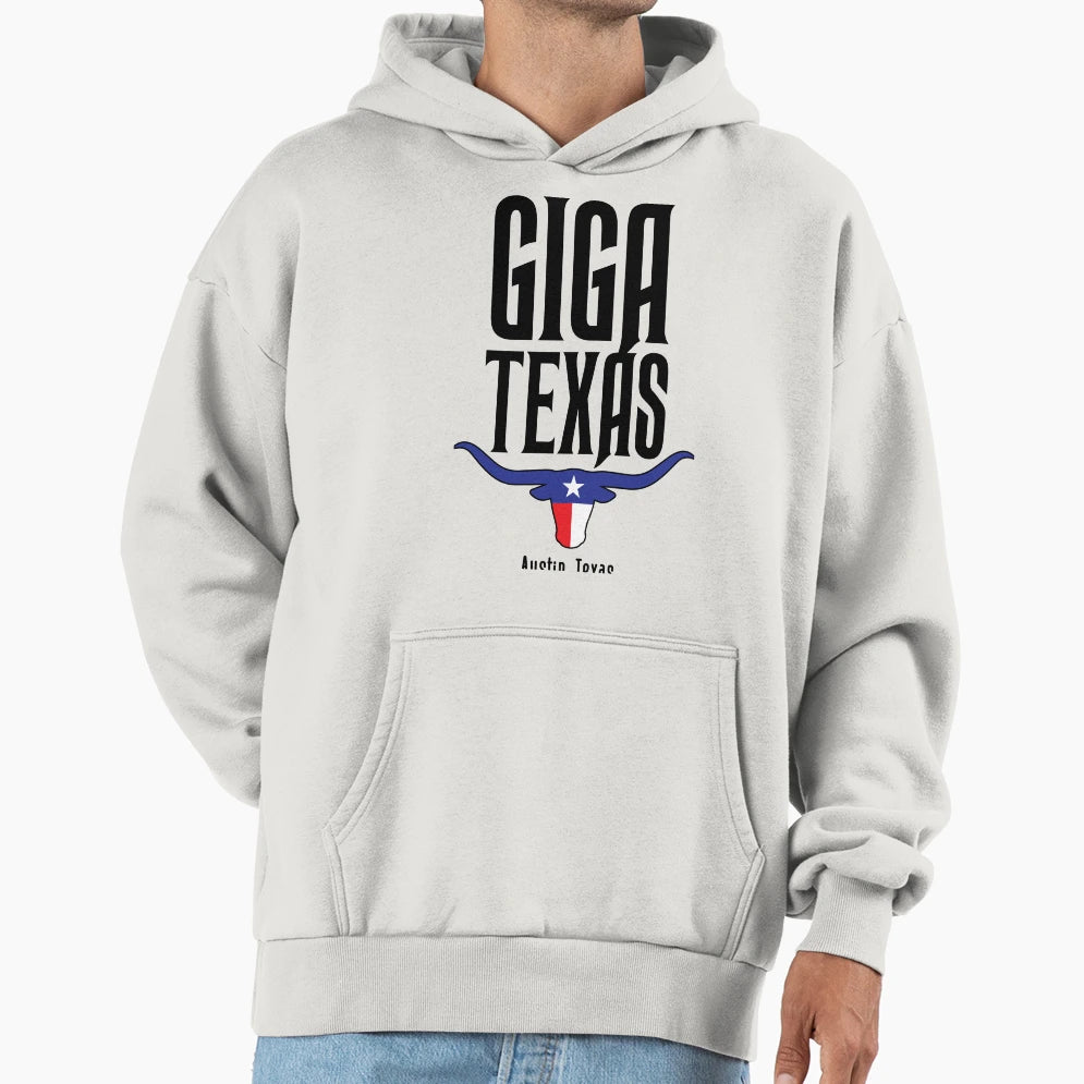 Giga Texas Hoodie - Minimalist Print for Adults - T-Shirt, Sweatshirt, Hoodie