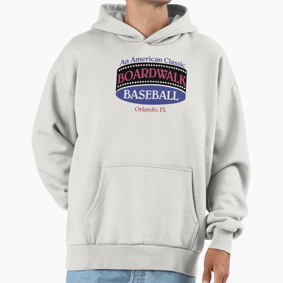 Boardwalk Baseball Theme Park Hoodie - Streetwear Style for Adults - T-Shirt, Sweatshirt, Hoodie
