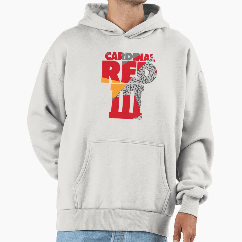 Cardinal Red 3 Hoodie - Custom Art Print Men Women - T-Shirt, Sweatshirt, Hoodie