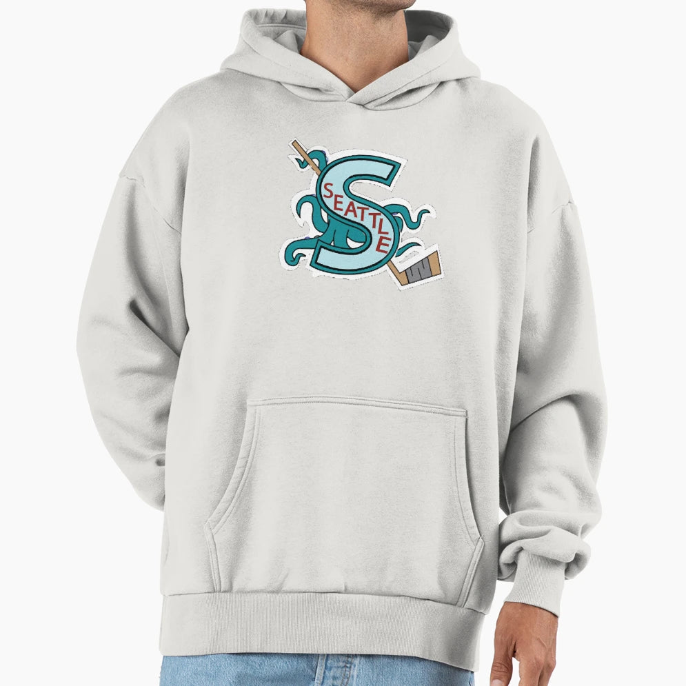 Seattle Hockey Hoodie - Custom Art Print Unisex - T-Shirt, Sweatshirt, Hoodie