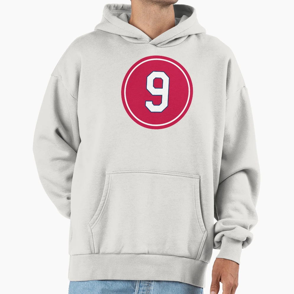 Enos Slaughter 9 Jersey Number Hoodie - Graphic Print Men Women - T-Shirt, Sweatshirt, Hoodie