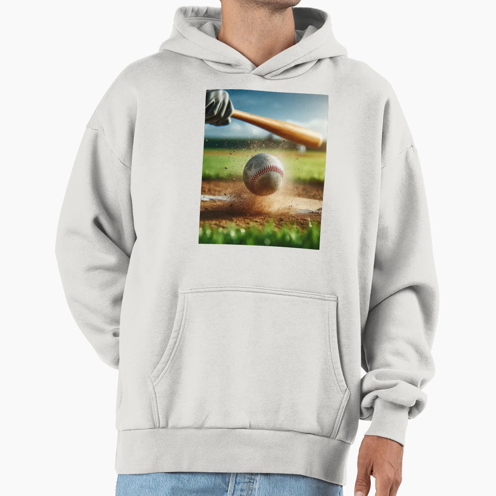 Baseball Hoodie - Novelty Apparel Unisex - T-Shirt, Sweatshirt, Hoodie