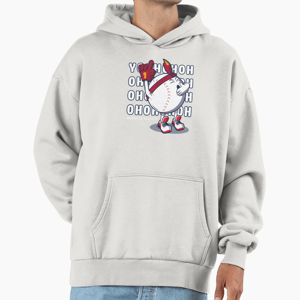 Funny Baseball Fan Hoodie - Fun Novelty Design for Adults - T-Shirt, Sweatshirt, Hoodie