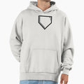 Baseball Home Plate Hoodie - Novelty Apparel Unisex - T-Shirt, Sweatshirt, Hoodie