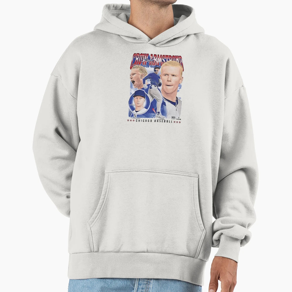 Pete Crow Armstrong Chicago C Hoodie - Graphic Print Men Women - T-Shirt, Sweatshirt, Hoodie