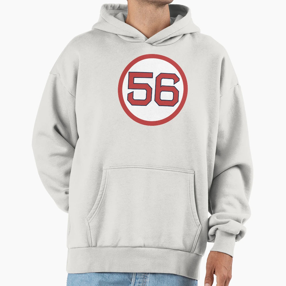 Joe Kelly 56 Jersey Number Hoodie - Minimalist Print for Adults - T-Shirt, Sweatshirt, Hoodie
