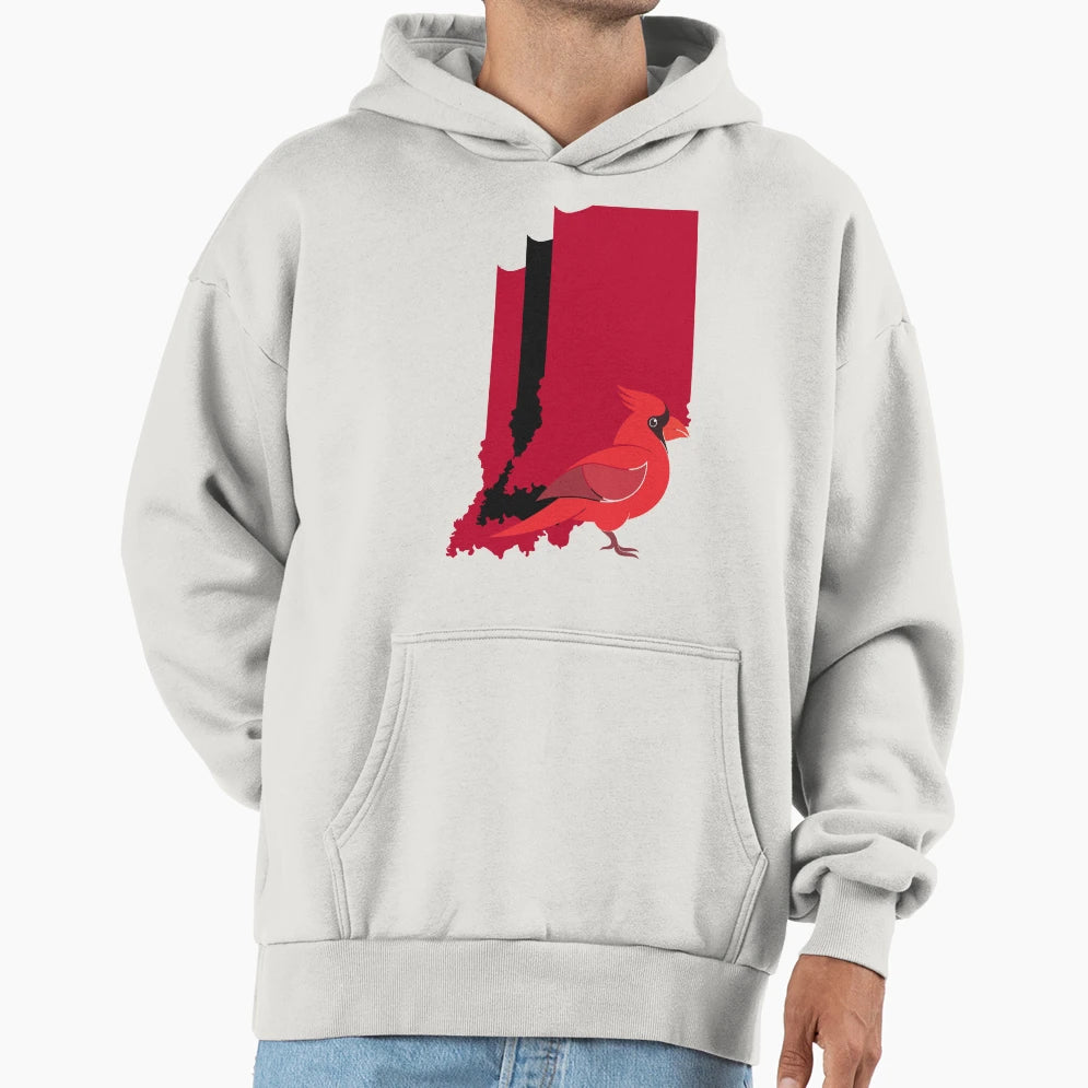 Indiana Border Cardinals Hoodie - Fun Novelty Design Unisex - T-Shirt, Sweatshirt, Hoodie