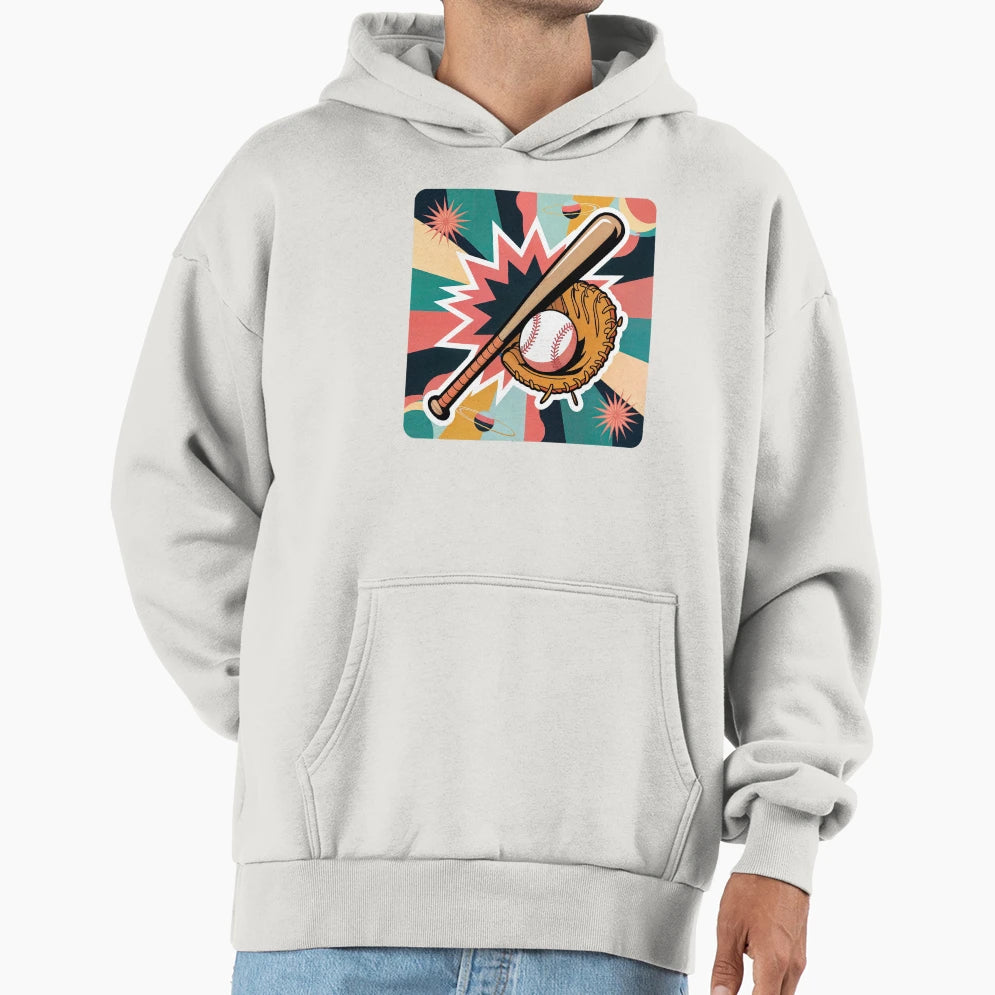 Trending Baseball Bat Ball Mitt T-Shirt - Custom Art Print Unisex - T-Shirt, Sweatshirt, Hoodie