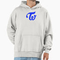 Twice Royal Blue Logo Icon Hoodie - Trendy Graphic for Adults - T-Shirt, Sweatshirt, Hoodie