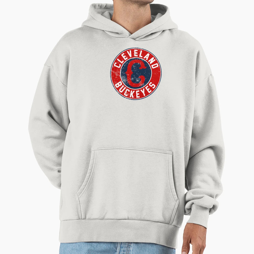 Cleveland Buckeyes Logo Defunct Hoodie - Novelty Apparel for Adults - T-Shirt, Sweatshirt, Hoodie
