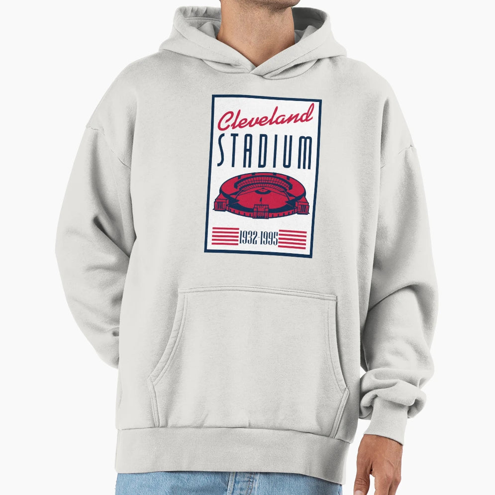 Cleveland Stadium Hoodie - Streetwear Style Men Women - T-Shirt, Sweatshirt, Hoodie