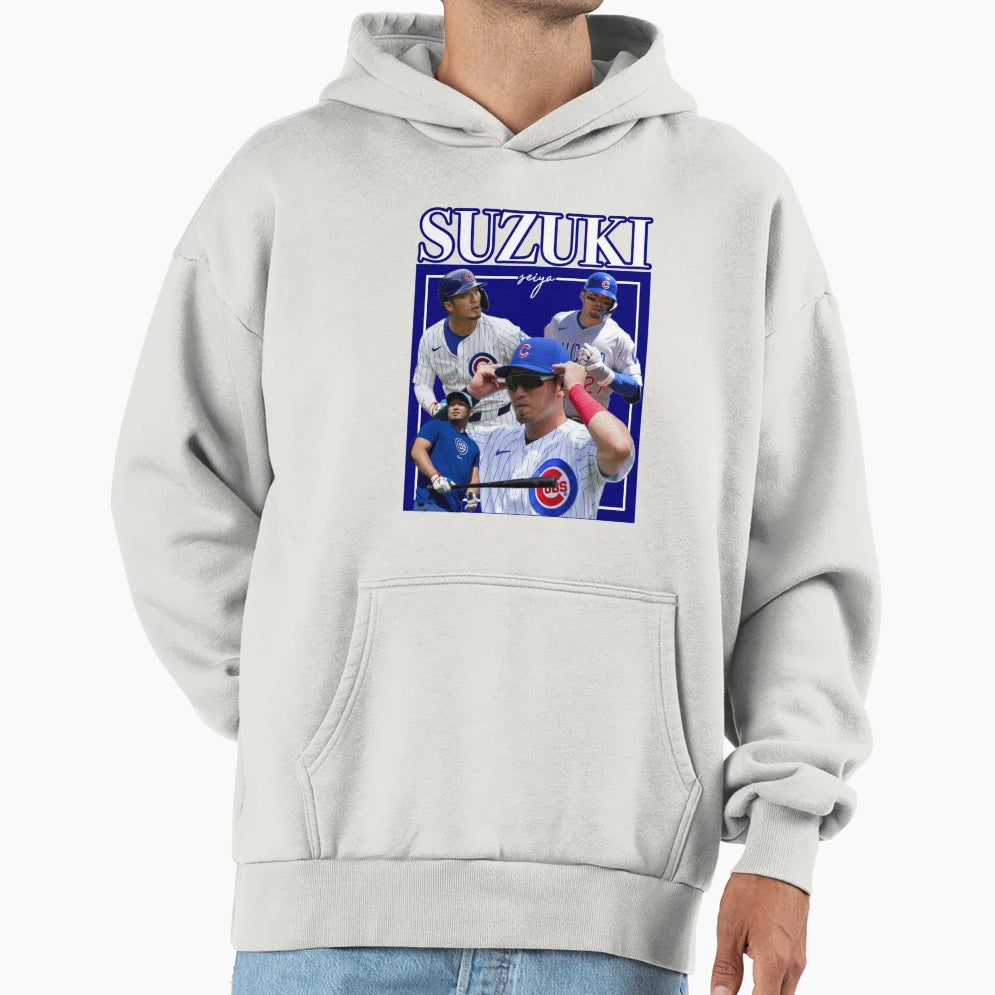 Seiya Suzuki Hoodie - Aesthetic Graphic Men Women - T-Shirt, Sweatshirt, Hoodie