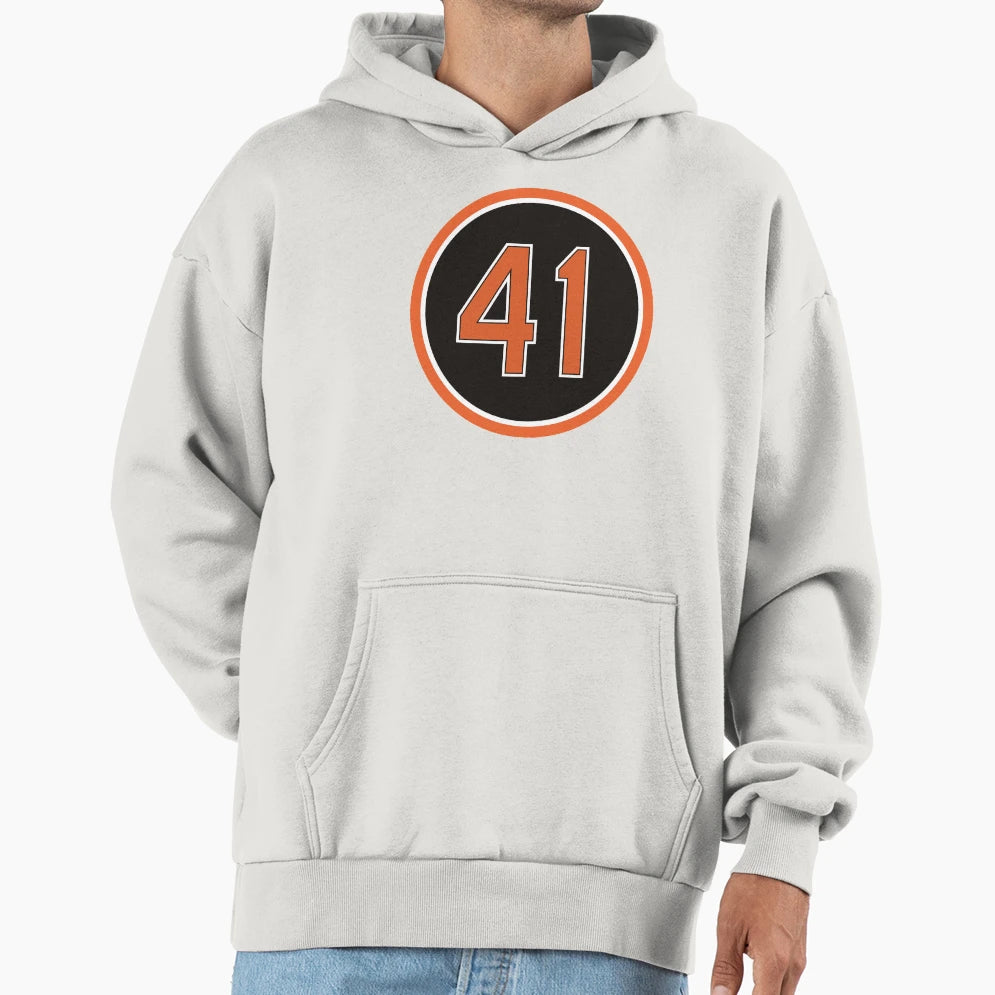 Kevin Brown 41 Jersey Number Hoodie - Streetwear Style for Adults - T-Shirt, Sweatshirt, Hoodie