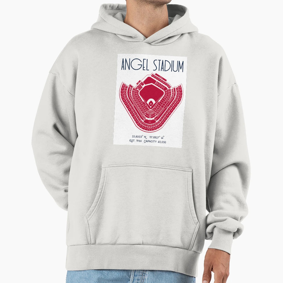 Los Angeles Anaheim Angels Stadium Hoodie - Graphic Print Men Women - T-Shirt, Sweatshirt, Hoodie
