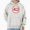 Dennis Eckersley 43 Jersey Number Hoodie - Trendy Graphic for Adults - T-Shirt, Sweatshirt, Hoodie