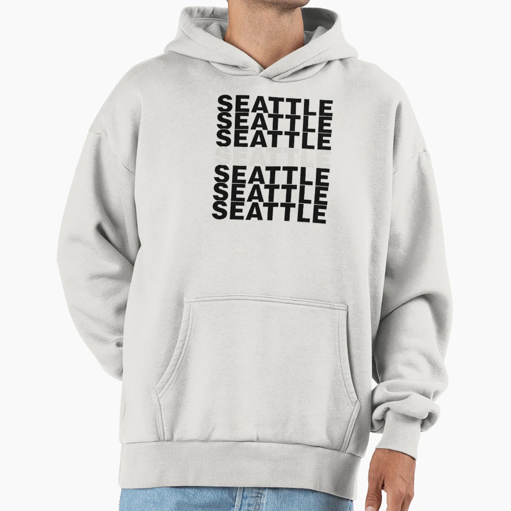 Seattle Hoodie - Graphic Print Unisex - T-Shirt, Sweatshirt, Hoodie