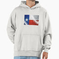 Texas Baseball Flag Hoodie - Fun Novelty Design for Adults - T-Shirt, Sweatshirt, Hoodie