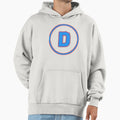 D Letter Text Hoodie - Trendy Graphic for Adults - T-Shirt, Sweatshirt, Hoodie