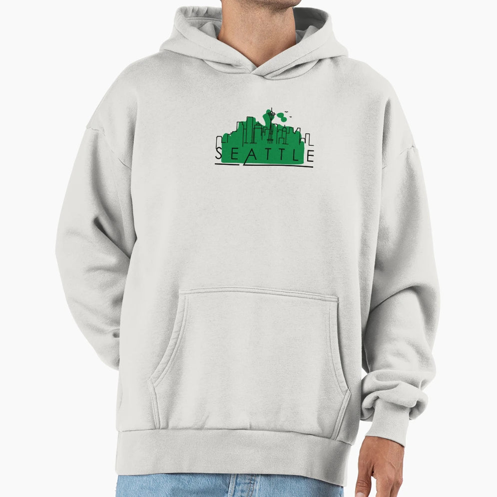 Seattle Washington Hoodie - Fun Novelty Design Unisex - T-Shirt, Sweatshirt, Hoodie