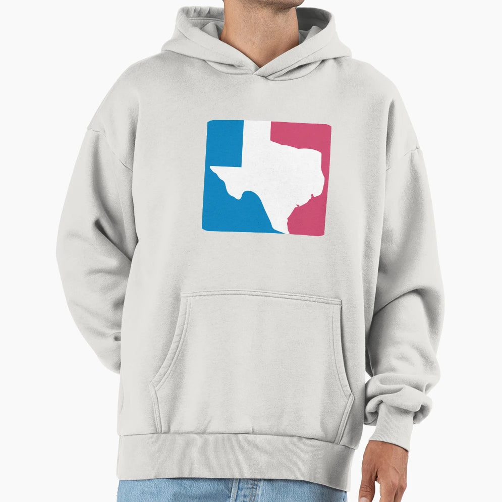 Texas Basketball Logo Blue And Red Hoodie - Minimalist Print Men Women - T-Shirt, Sweatshirt, Hoodie