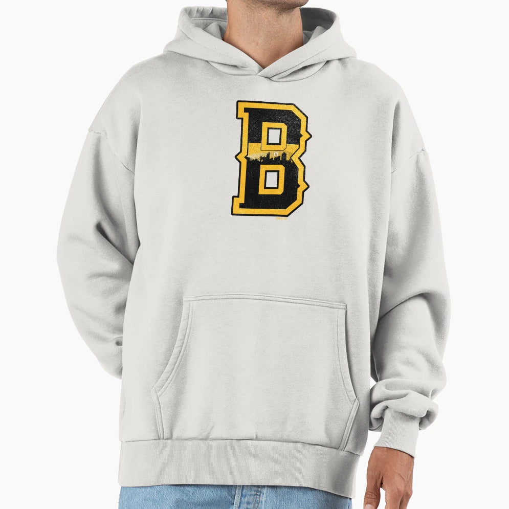 Fan Boston Skyline Sports Hockey Hoodie - Casual Everyday Wear for Adults - T-Shirt, Sweatshirt, Hoodie