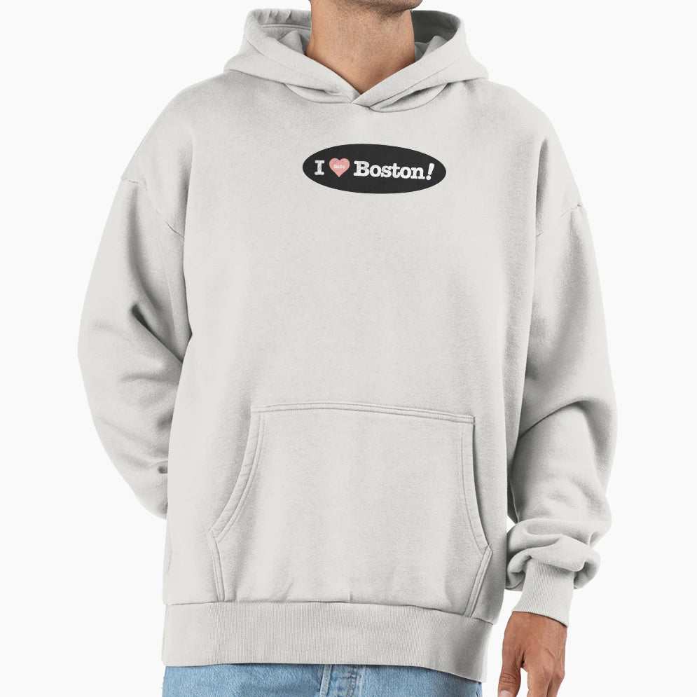 I Hate Boston Red Hoodie - Casual Everyday Wear for Adults - T-Shirt, Sweatshirt, Hoodie