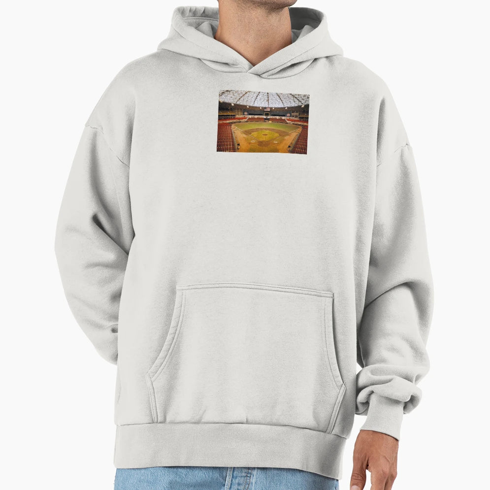 Houston Astrodome Astrodome Grass Hoodie - Aesthetic Graphic for Adults - T-Shirt, Sweatshirt, Hoodie
