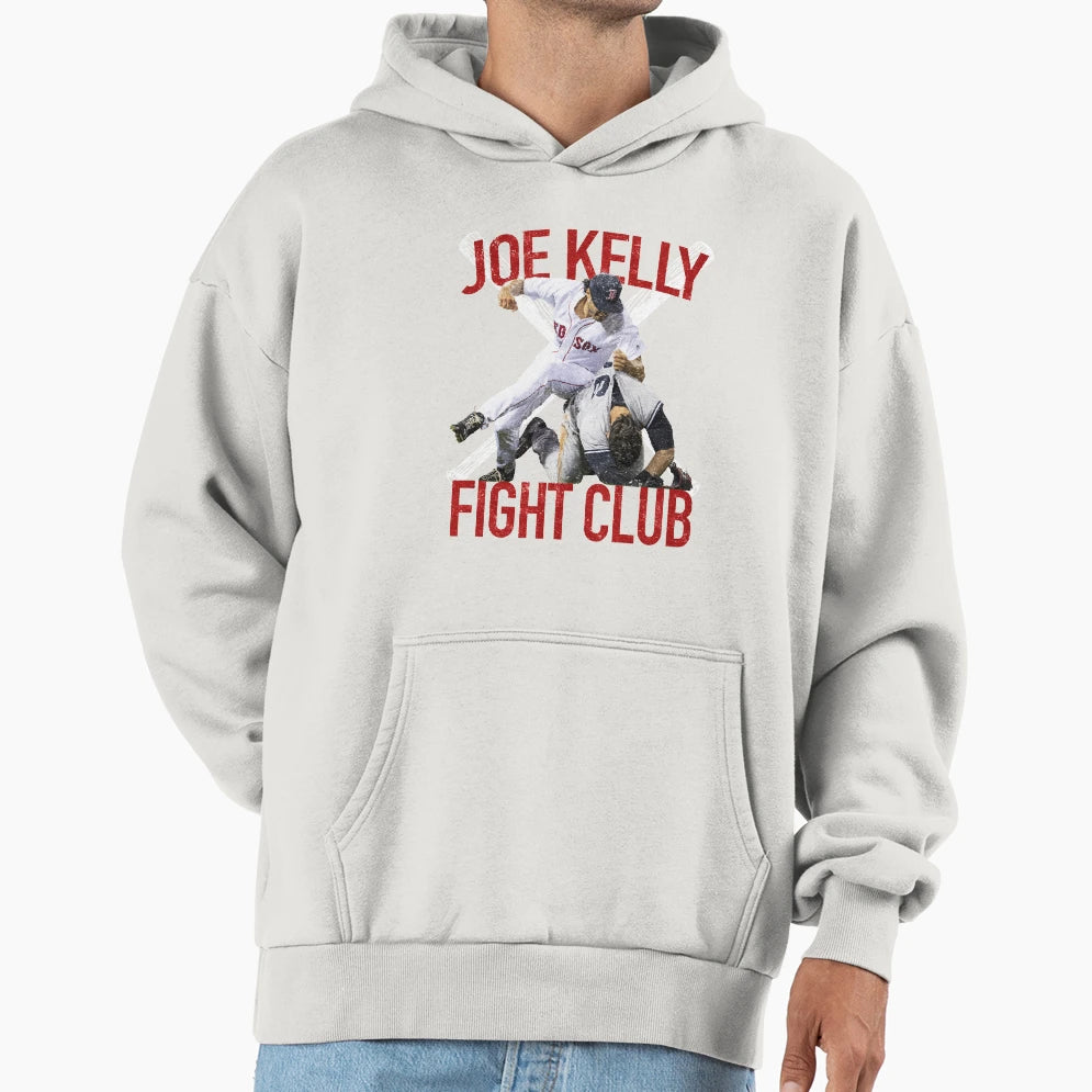 Fight Boston Baseball Club Hoodie - Casual Everyday Wear Men Women - T-Shirt, Sweatshirt, Hoodie