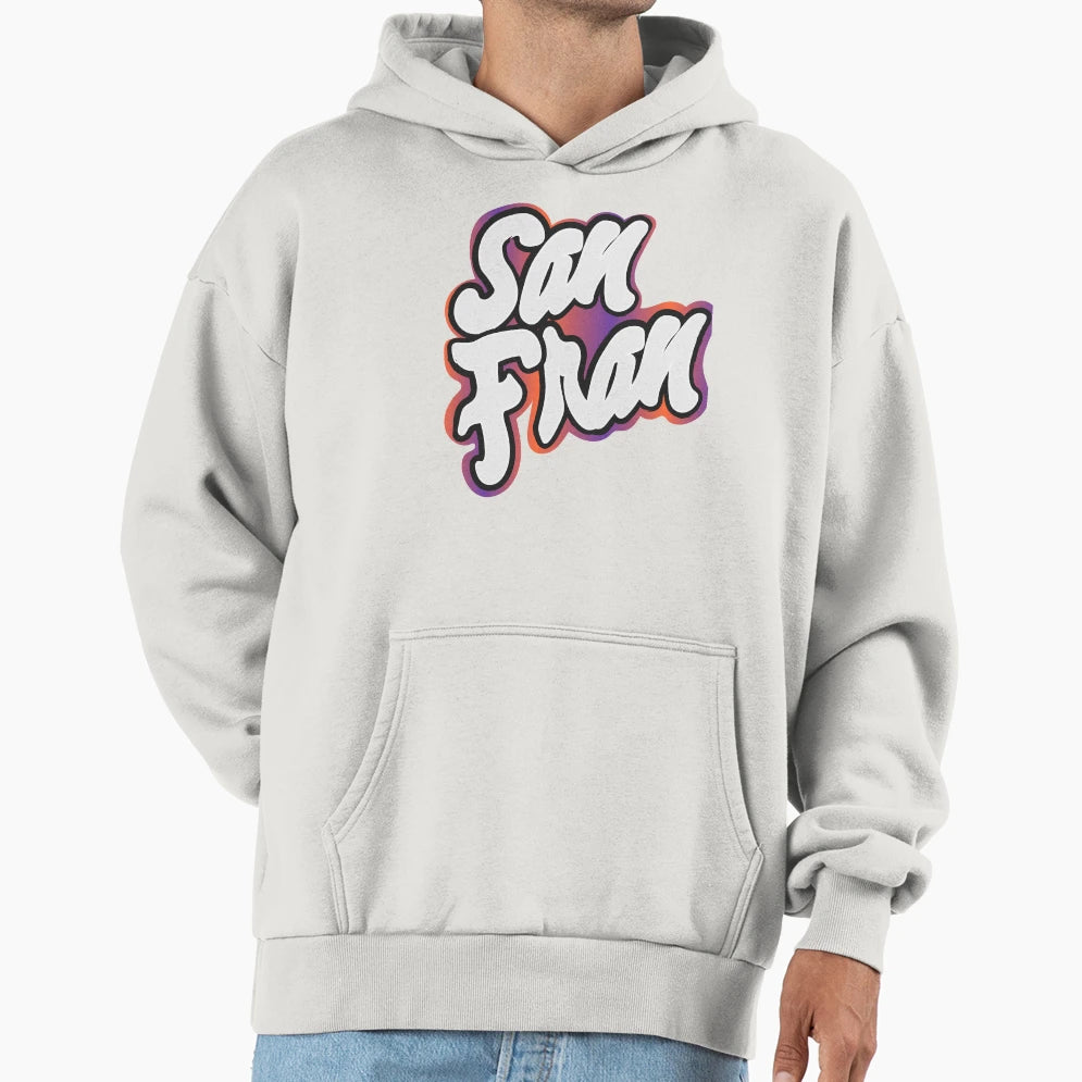 San Fran City Connect Hoodie - Trendy Graphic Men Women - T-Shirt, Sweatshirt, Hoodie