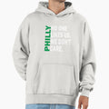Philly No One Likes Us We Dont Care Hoodie - Minimalist Print for Adults - T-Shirt, Sweatshirt, Hoodie