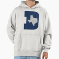 D Texas Blue Silver Hoodie - Casual Everyday Wear Unisex - T-Shirt, Sweatshirt, Hoodie