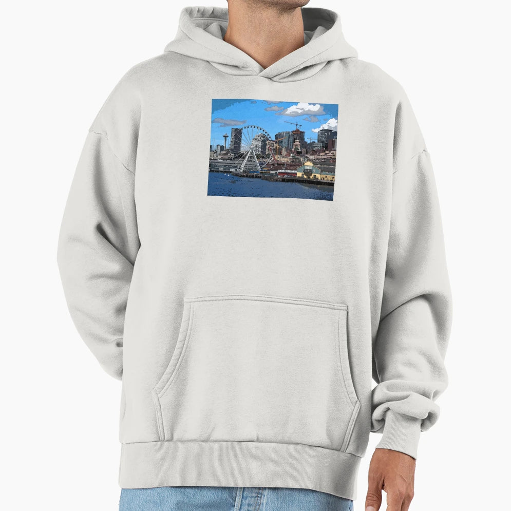 Seattle Hoodie - Trendy Graphic for Adults - T-Shirt, Sweatshirt, Hoodie