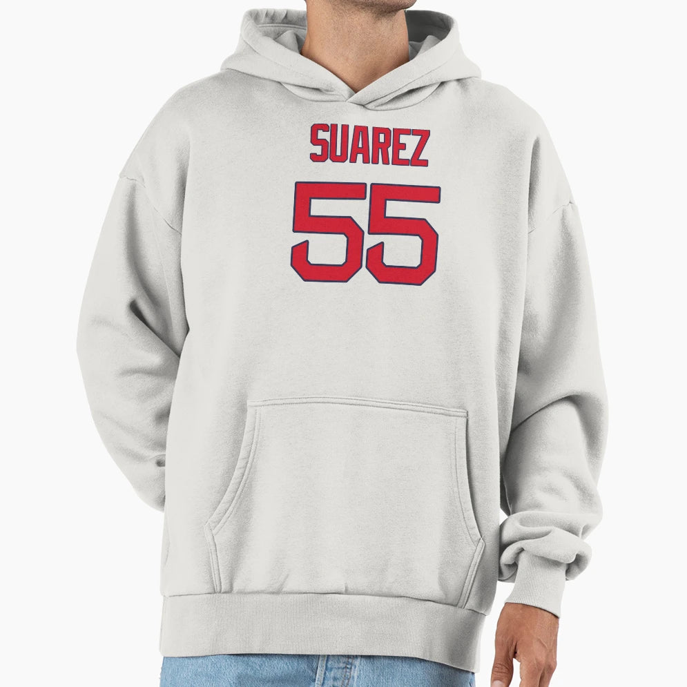 Ranger Suarez 55 Red Sox Hoodie - Minimalist Print Men Women - T-Shirt, Sweatshirt, Hoodie