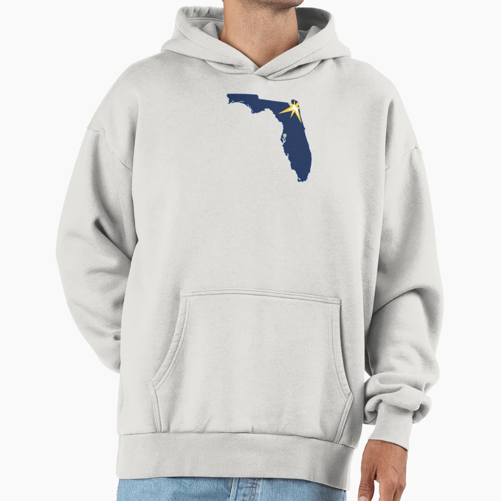 Tampa Bay Baseball Hoodie - Fun Novelty Design Men Women - T-Shirt, Sweatshirt, Hoodie